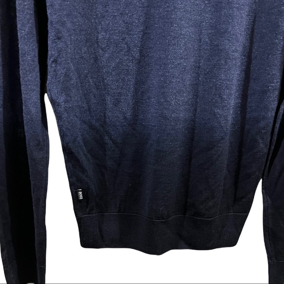 NWOT Boss Hugo boss dark blue sweater small size - Picture 4 of 12